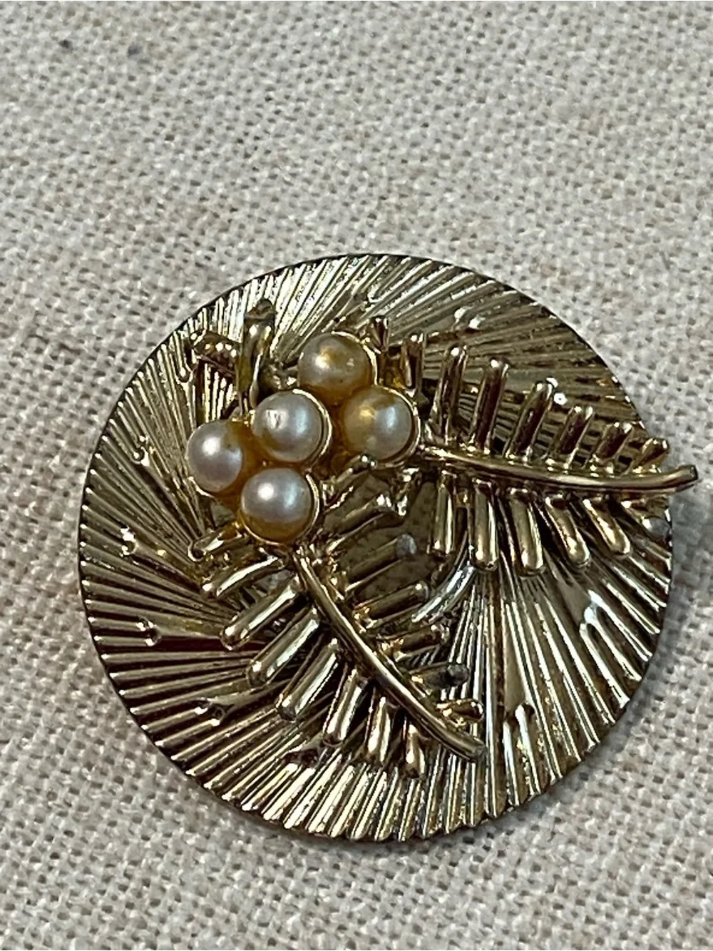 Vintage Brooch Bundle Coro Boucher Lady Bug Leaf